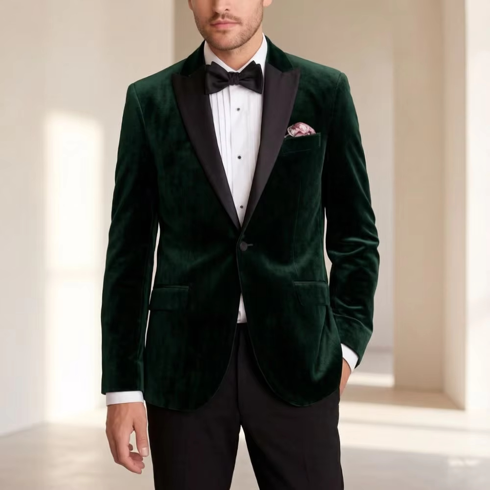 Men'S Formal Wear For Reception - Abiti Formali in Velluto per Uomo,