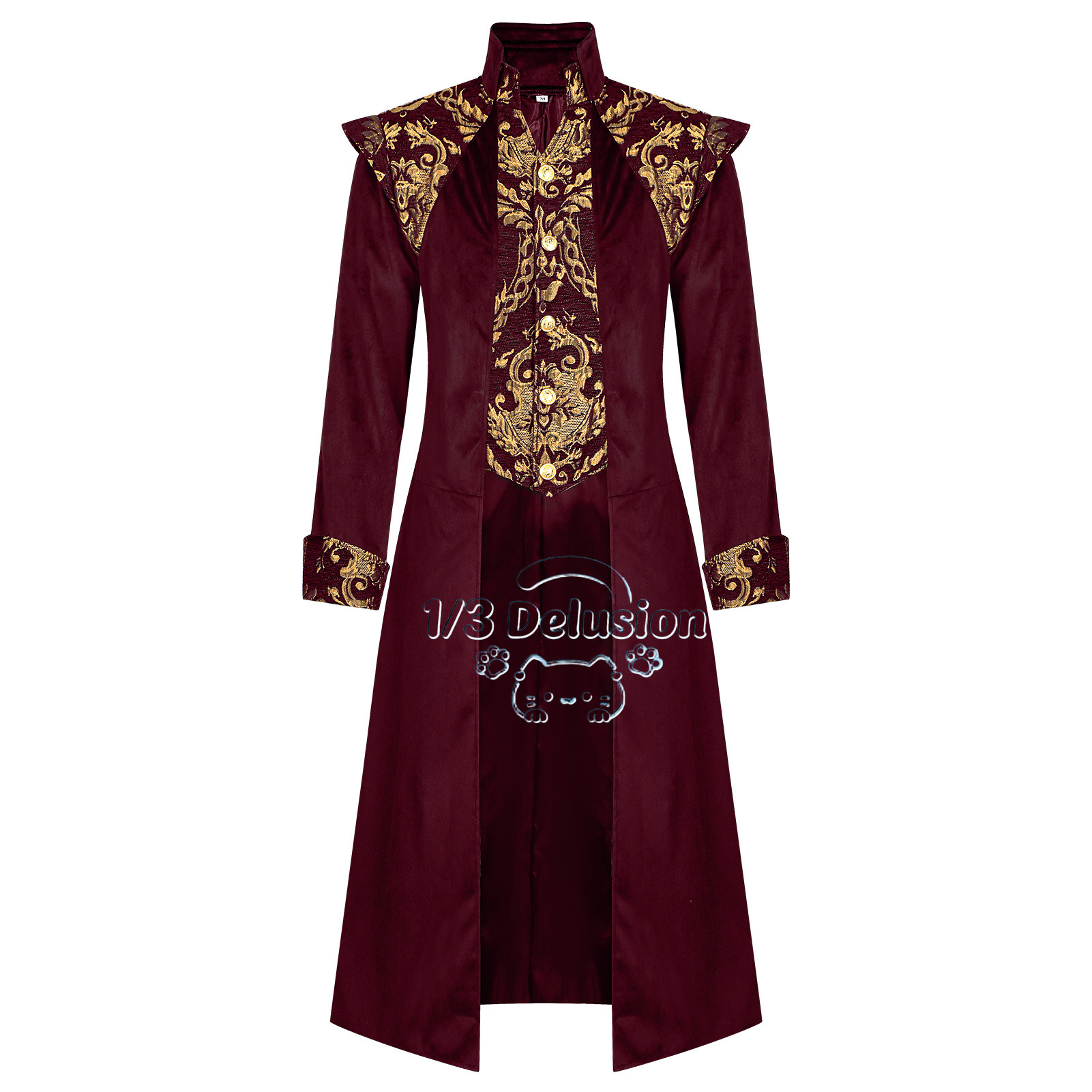 Mens Formal - Giacca da uomo Steampunk medievale, frac