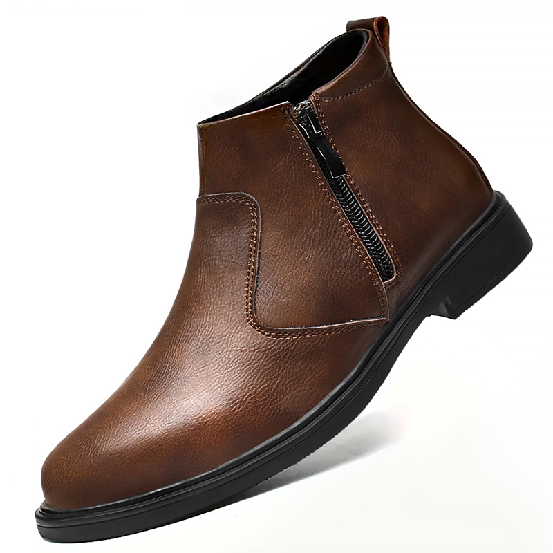 Mens Formal - Nuove Scarpe in Pelle con Zip