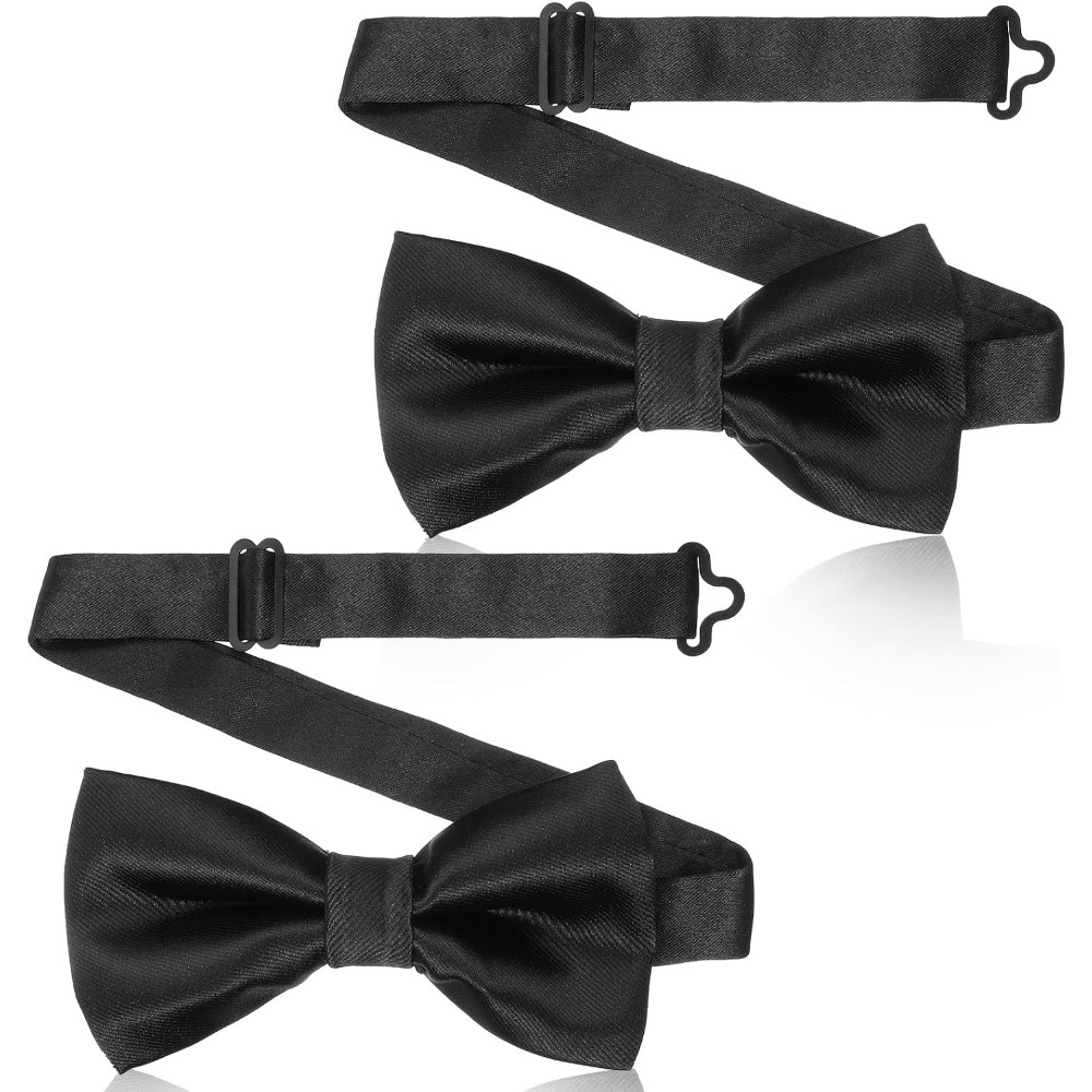 Mens Formal - Set di 2 Papillon Neri, Papillon