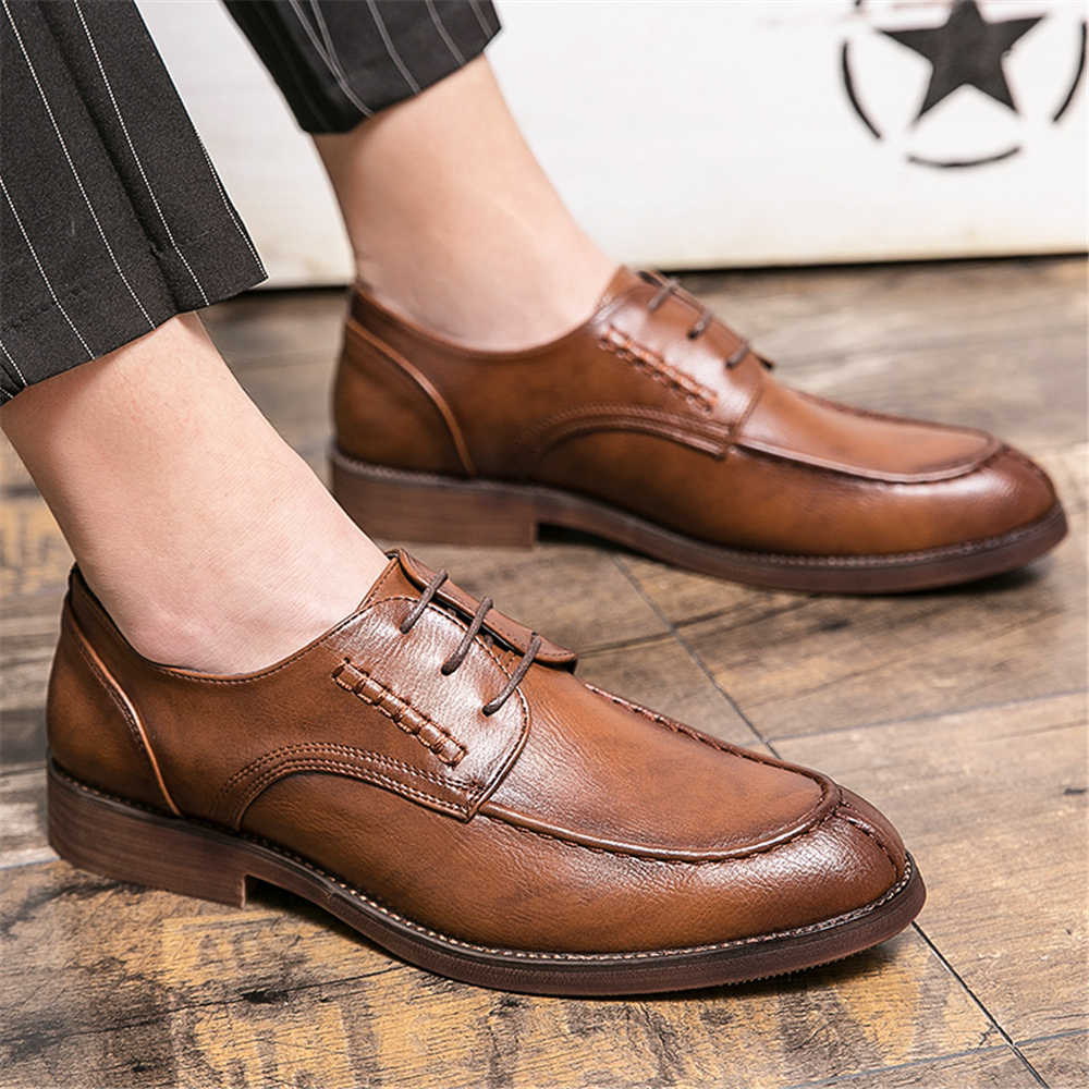 Large Men Formal Wear - Scarpe da uomo eleganti e antiscivolo