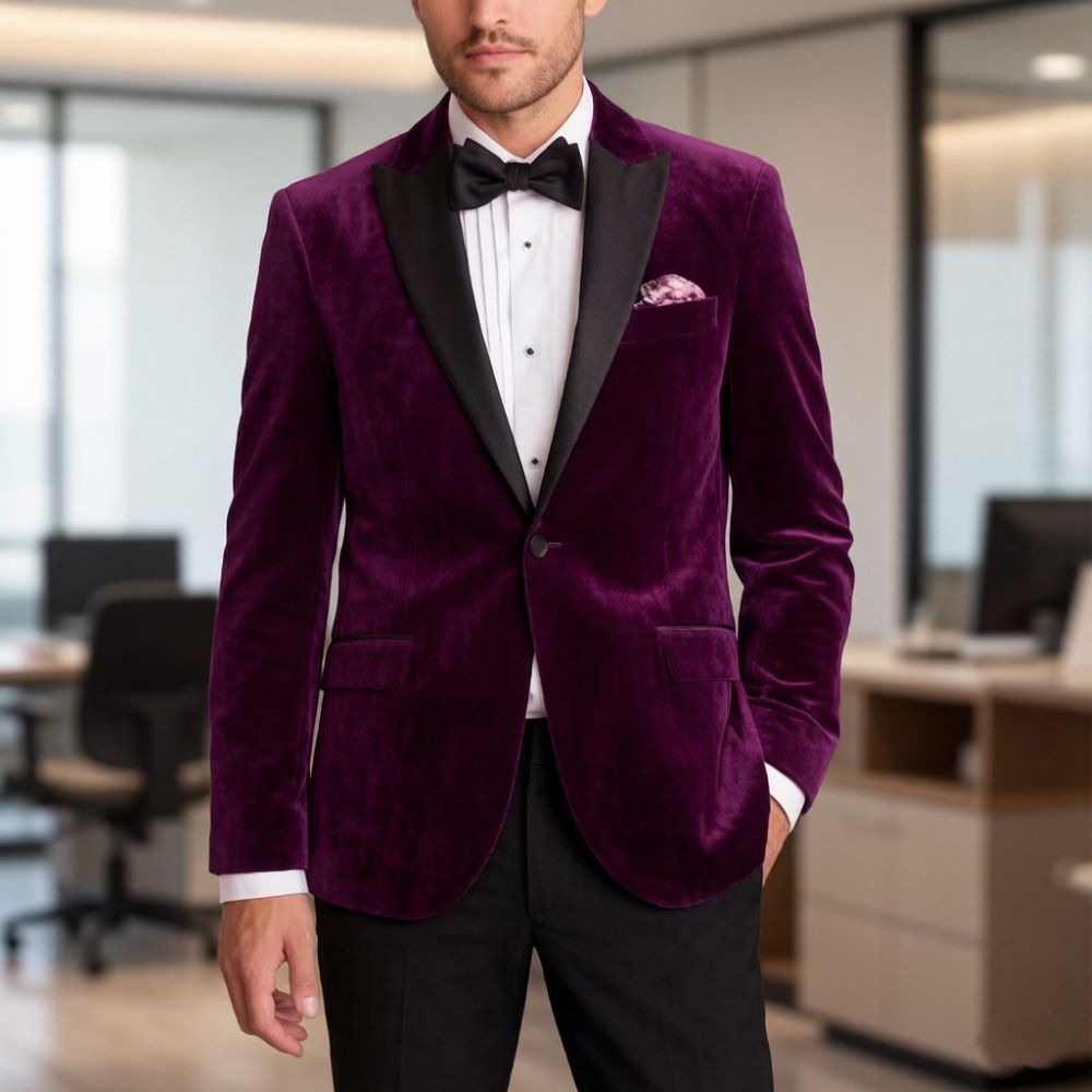 Men'S Formal Wear For Reception - Abiti Formali in Velluto per Uomo,