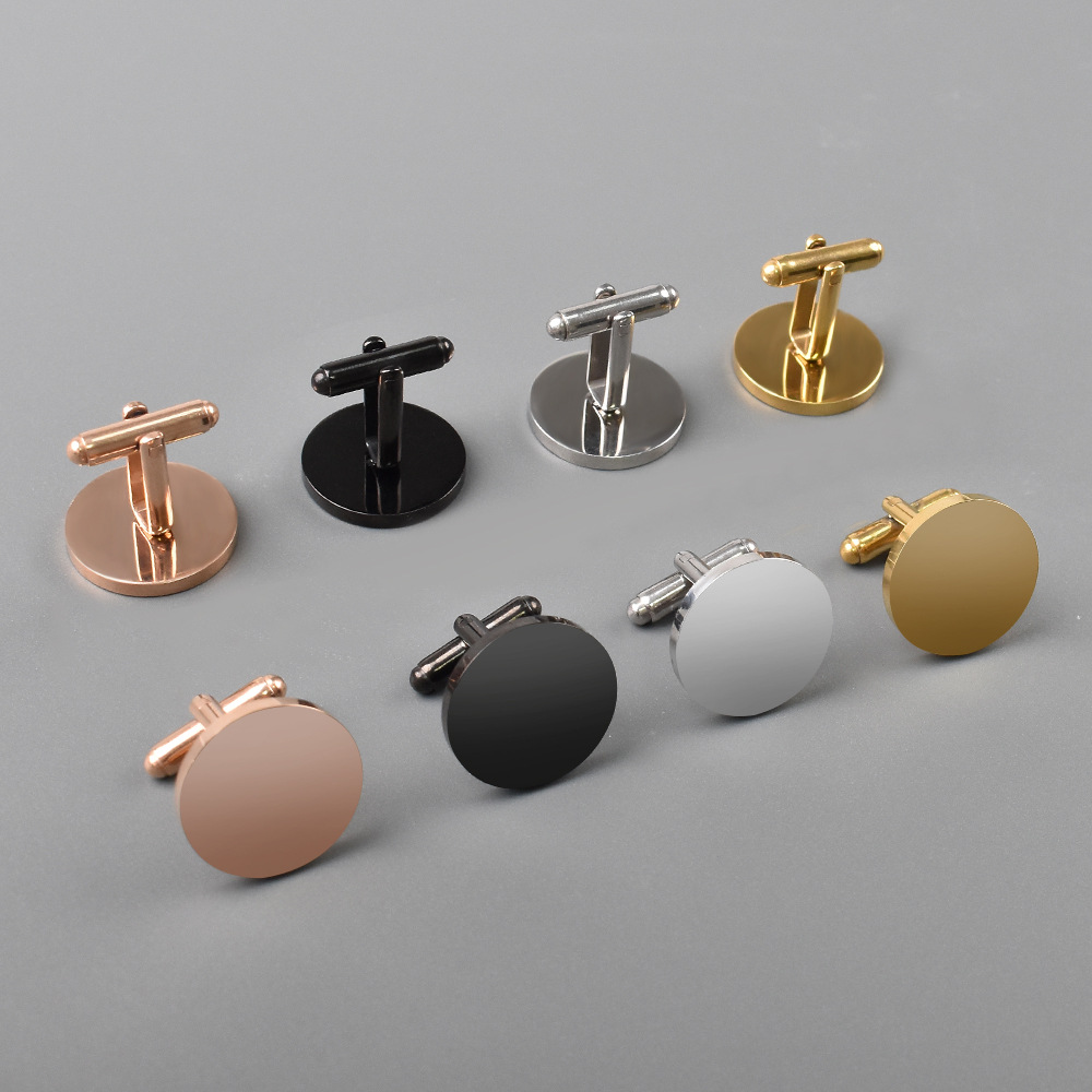Cufflinks Silver Set - Set di 2 Gemelli da Uomo