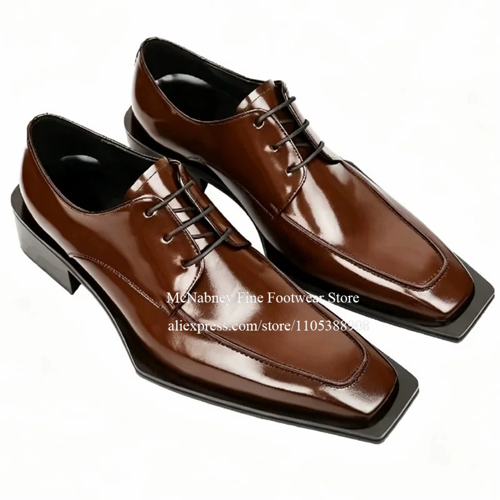 Men'S Formal Party Wear Shoes - Scarpe Eleganti in Pelle con Borchie,