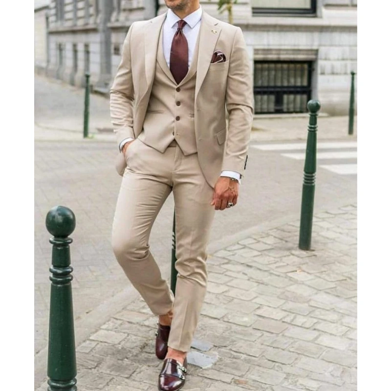Men Formal Wear Wedding Guest - Completo da Uomo Slim Fit con