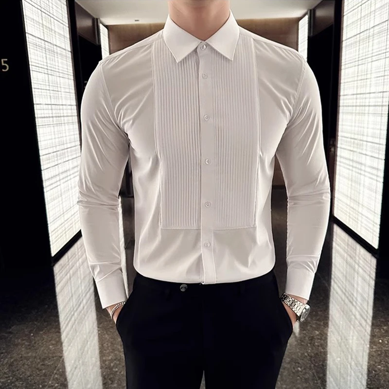 Men Formal Party Wear Shirt - Abiti da festa di nozze Camicie