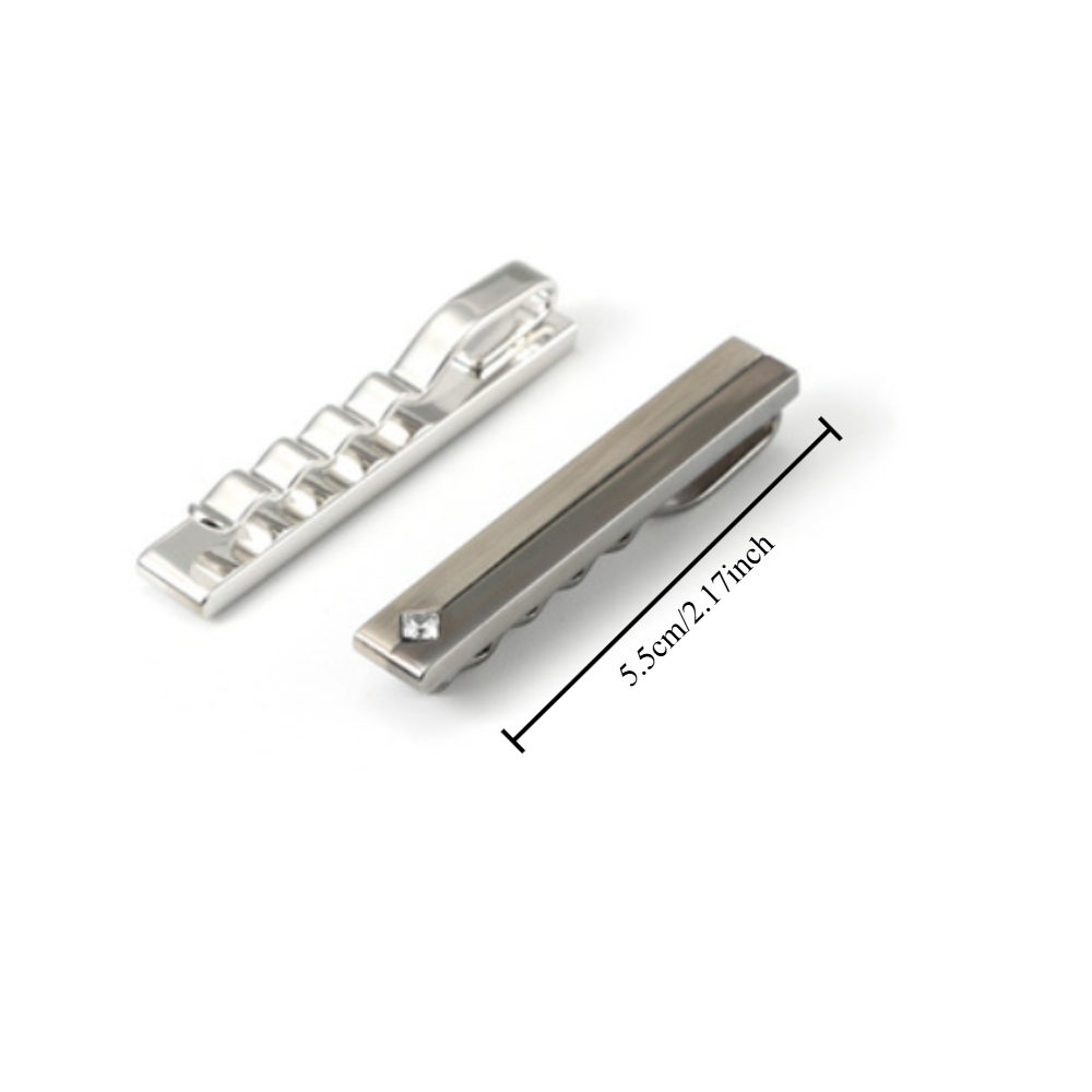 Set di Gemelli e Fermacravatta - Cufflinks Silver Set recensione e prezzo