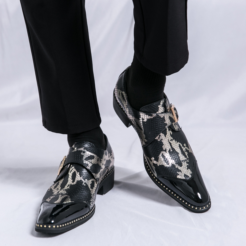 Scarpe Classiche Retrò Le Fu d - Men'S Formal Party Wear Shoes recensione e prezzo