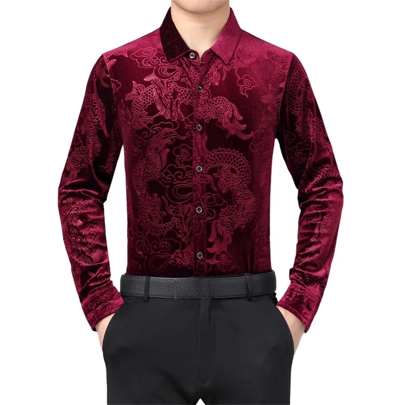 Camicia a Maniche Lunghe da Uo - Men Formal Party Wear Shirt recensione e prezzo