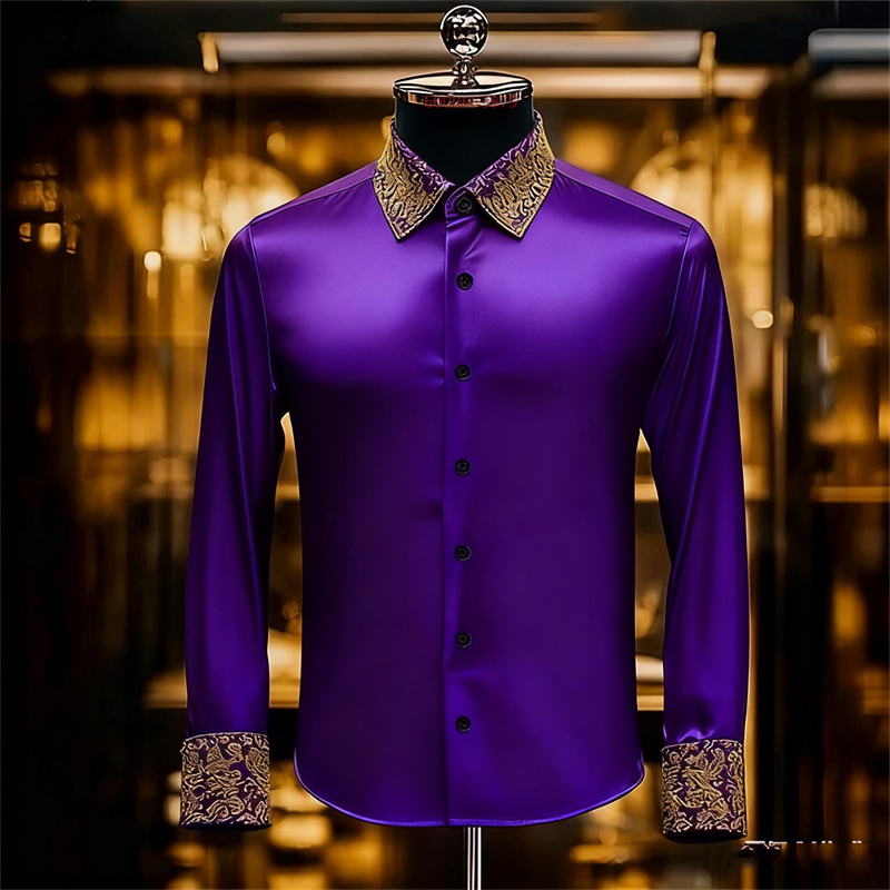 Camicia floreale squisita in s - Men Formal Party Wear Shirt recensione e prezzo
