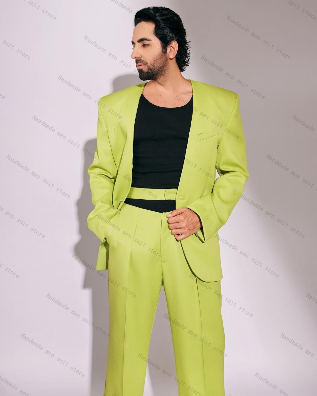 Completo da uomo verde moda Se - Men Formal Wear Wedding Guest recensione e prezzo