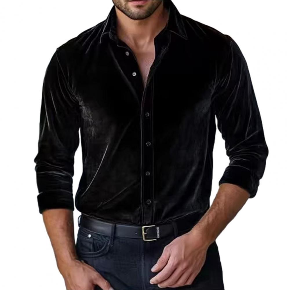 Camicia in Velluto da Uomo, Ca - Men Formal Party Wear Shirt recensione e prezzo