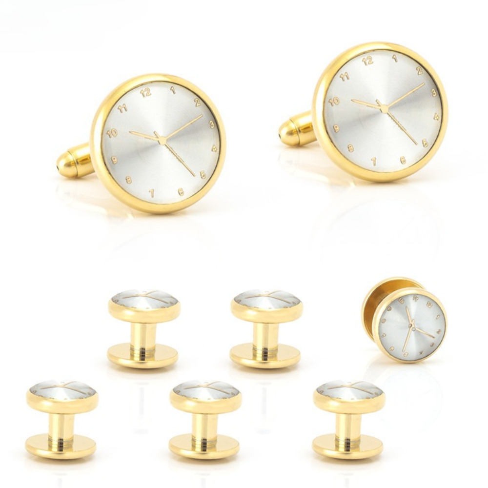 Set di 6 Accessori Eleganti Ti - Cufflinks Silver Set recensione e prezzo