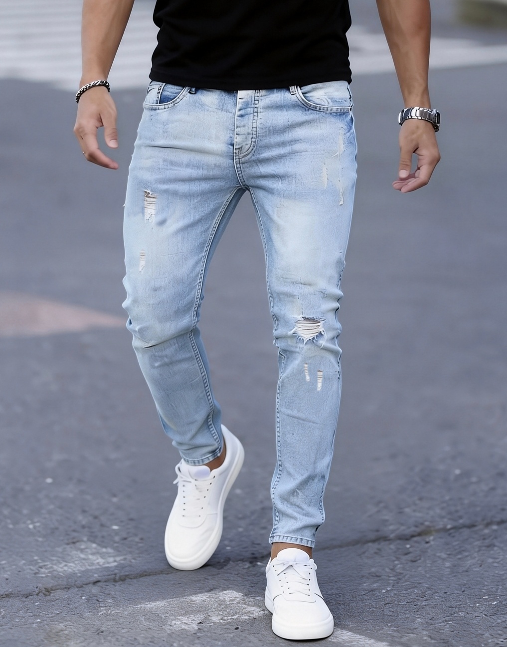Jeans strappati slim fit da uo - Men Formal Wear With Jeans recensione e prezzo