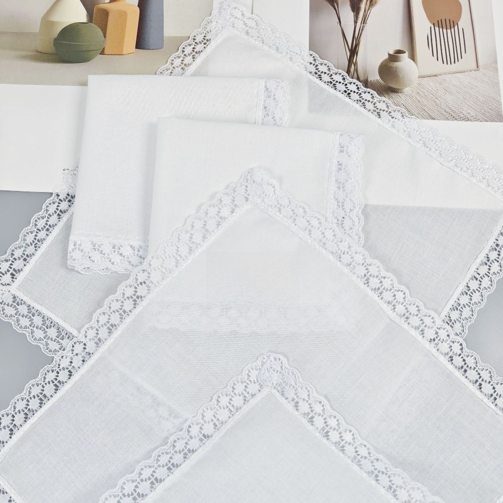 6 Pezzi Nuovi Fazzoletti in Pi - Monogrammed Handkerchief recensione e prezzo