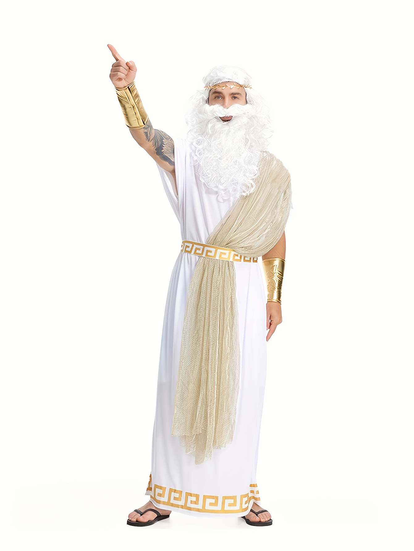 Costume da Zeus, dio greco, pe - Mens Formal recensione e prezzo