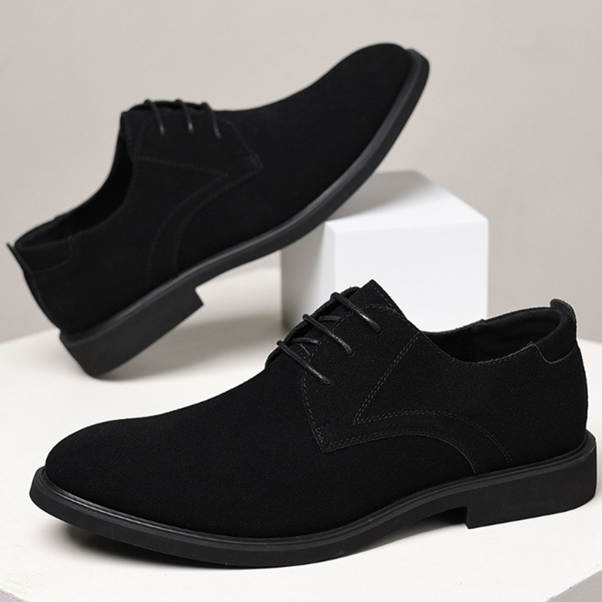 Scarpe in Pelle Scamosciata pe - Large Men Formal Wear recensione e prezzo