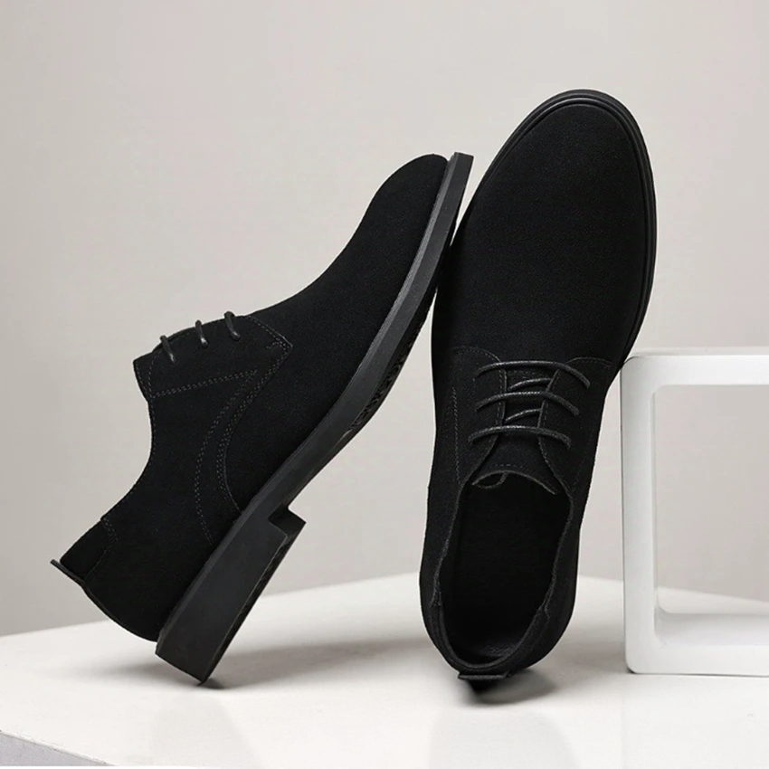 Scarpe in Pelle Scamosciata pe - Large Men Formal Wear recensione e prezzo