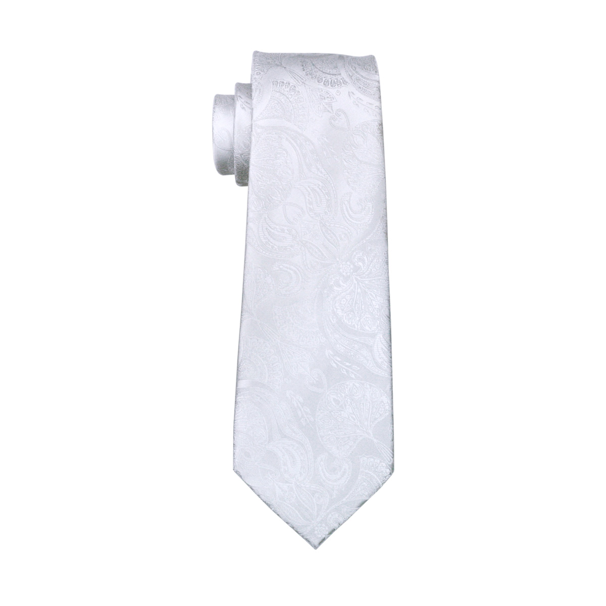 FA-393 Cravatta da uomo Bianca - Cufflinks Silver Set recensione e prezzo