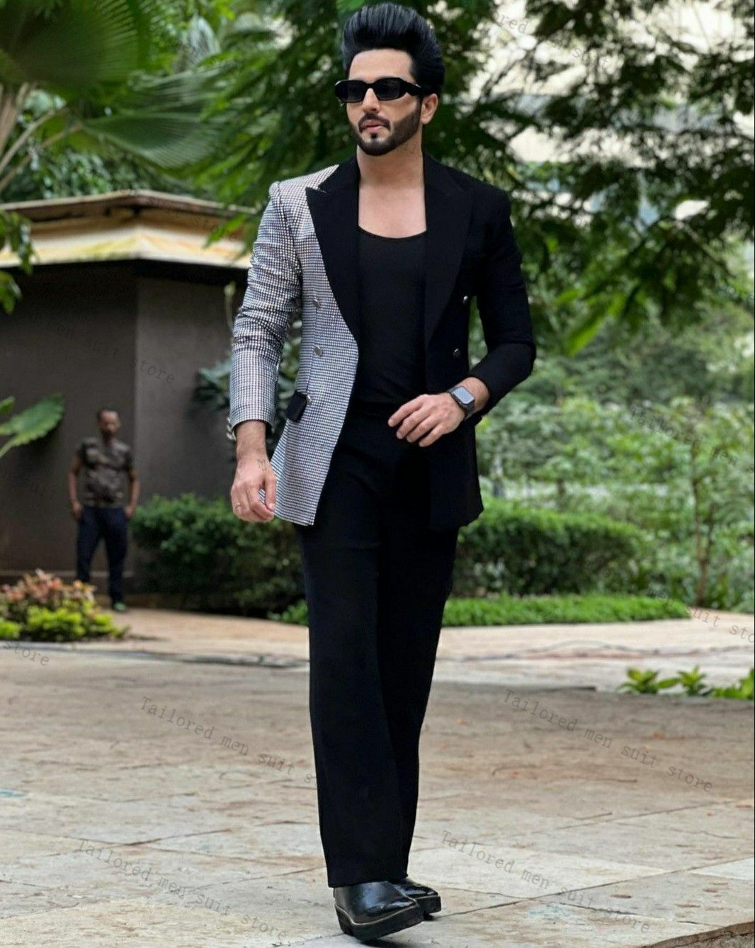 Abiti da uomo neri Set 2 pezzi - Men Formal Wear Wedding Guest recensione e prezzo