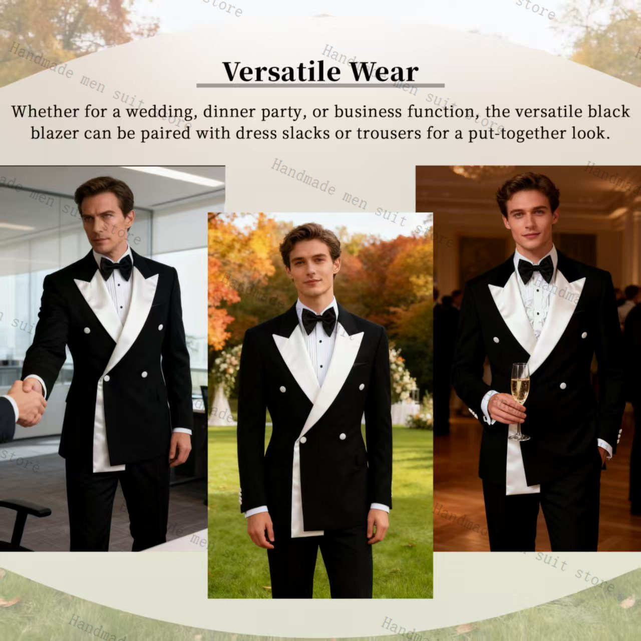 Abiti da uomo autunnali Giacca - Men Formal Wear Wedding Guest recensione e prezzo