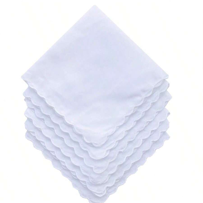 6 pezzi/ fazzoletto in cotone  - Monogrammed Handkerchief recensione e prezzo