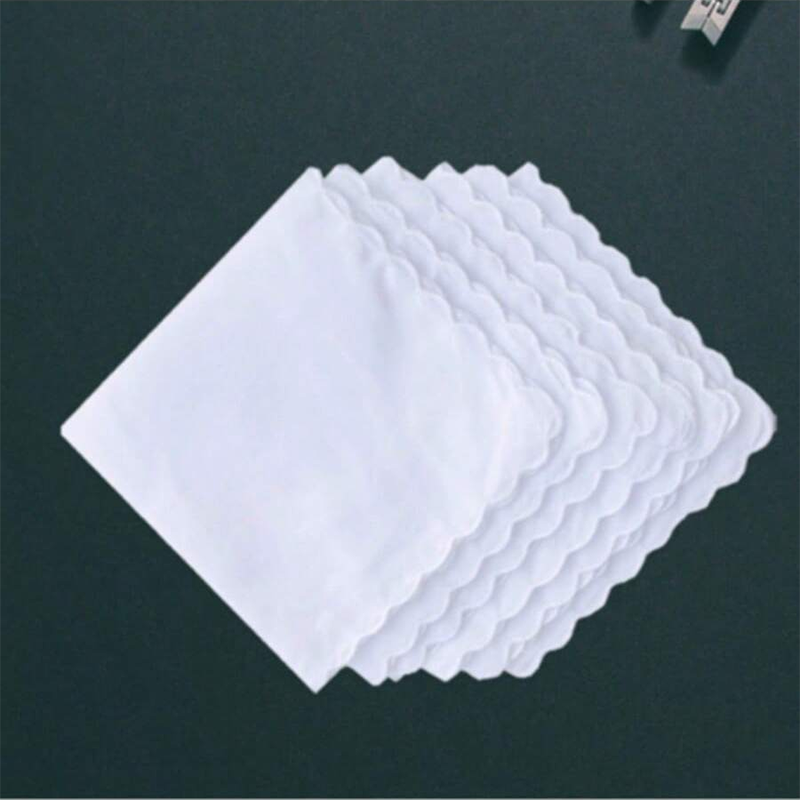 6 pezzi/ fazzoletto in cotone  - Monogrammed Handkerchief recensione e prezzo