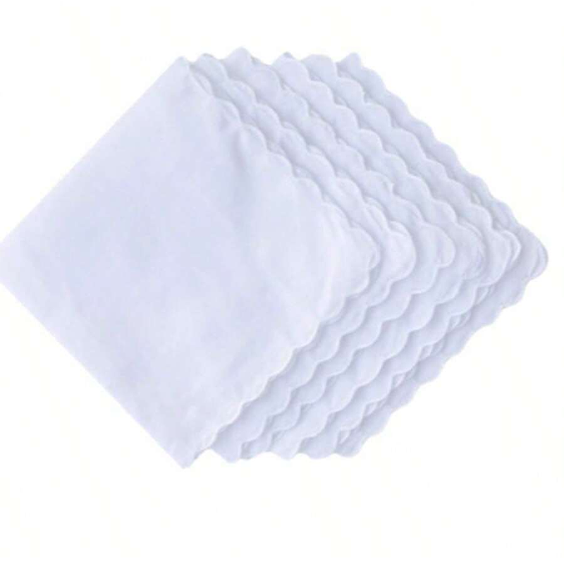 6 pezzi/ fazzoletto in cotone  - Monogrammed Handkerchief recensione e prezzo