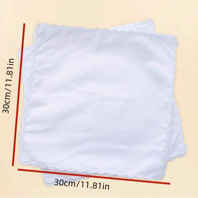 6 pezzi/ fazzoletto in cotone  - Monogrammed Handkerchief recensione e prezzo
