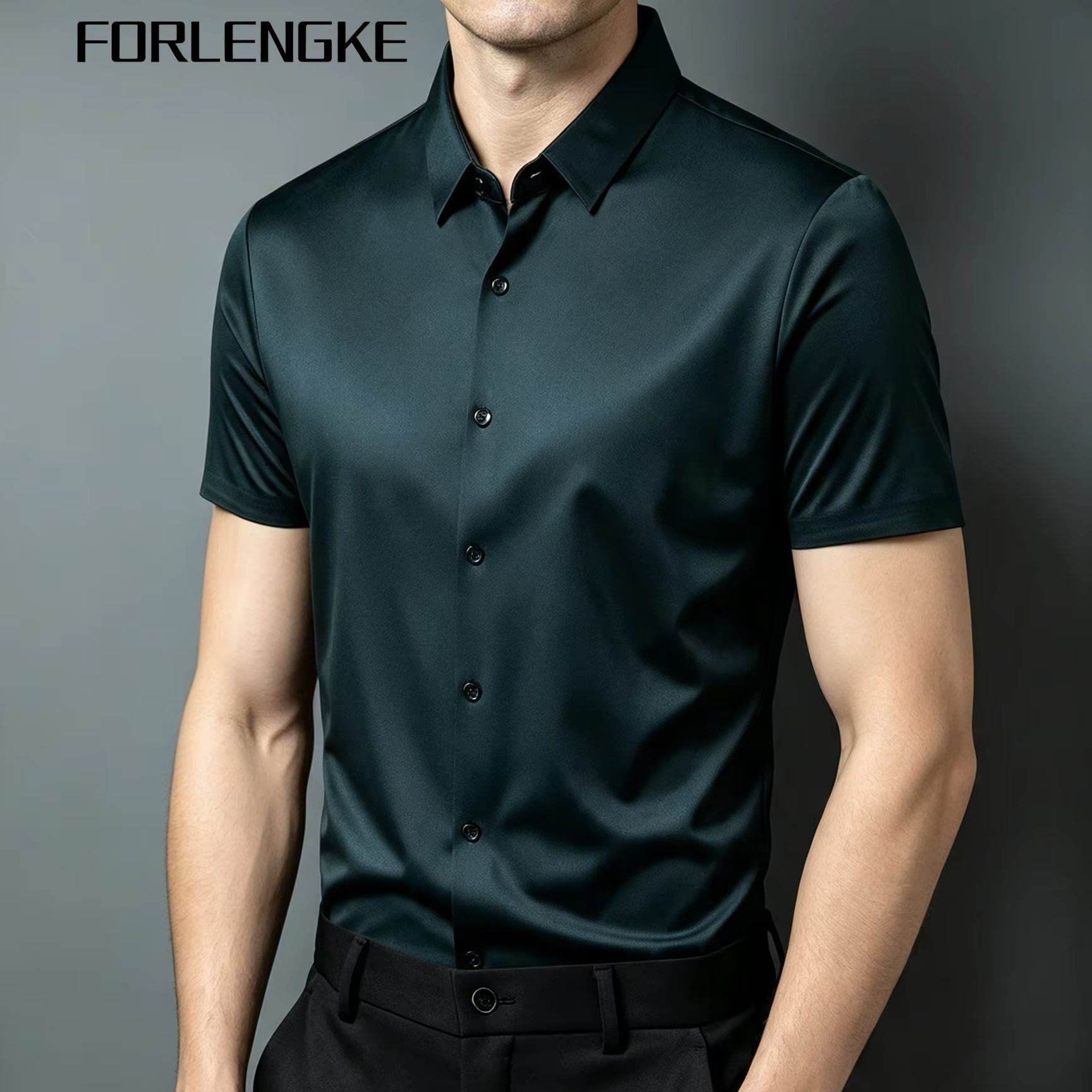 Camicia da uomo FORLENGKE a ma - Men Formal Office Wear Shirts recensione e prezzo