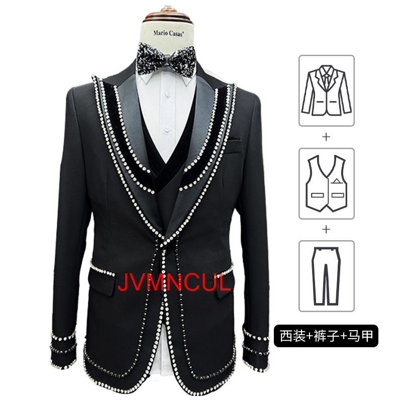 Completo da Uomo 3 Pezzi Slim  - Men'S Formal Wear For Reception recensione e prezzo
