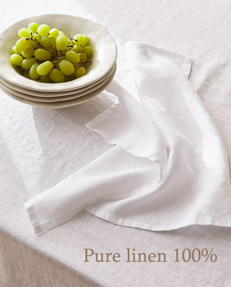 10 pezzi di tovaglioli di lino - Monogrammed Handkerchief recensione e prezzo