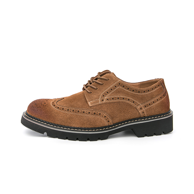 Oxford brogue in pelle scamosc - Large Men Formal Wear recensione e prezzo